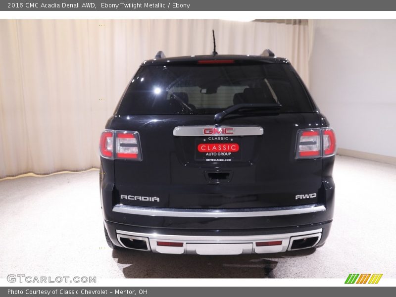 Ebony Twilight Metallic / Ebony 2016 GMC Acadia Denali AWD