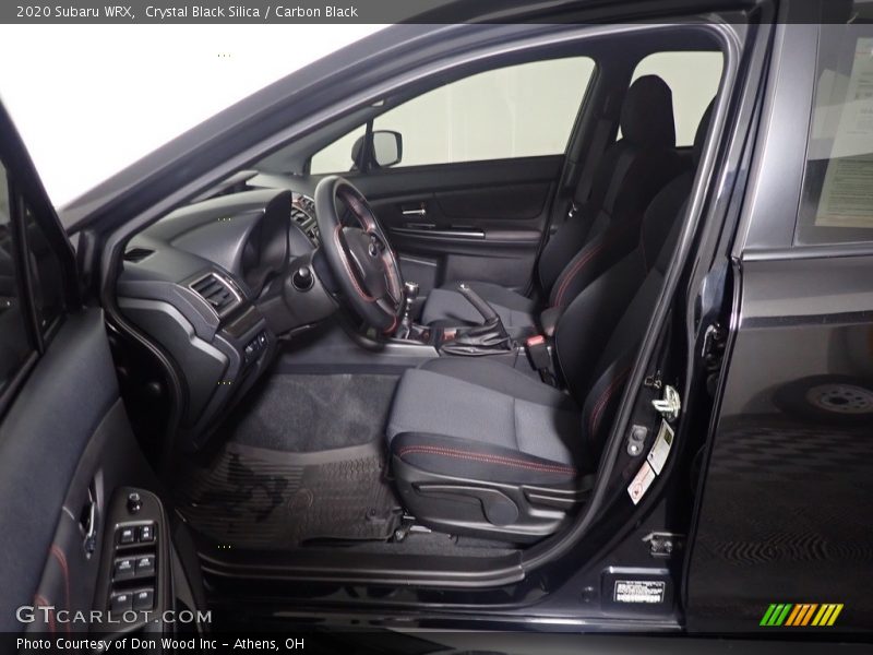 Crystal Black Silica / Carbon Black 2020 Subaru WRX