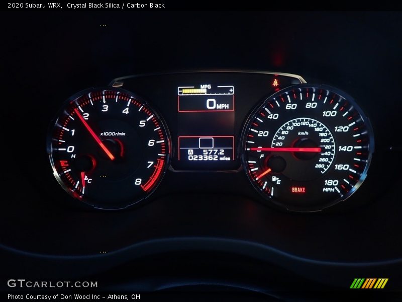 2020 WRX   Gauges