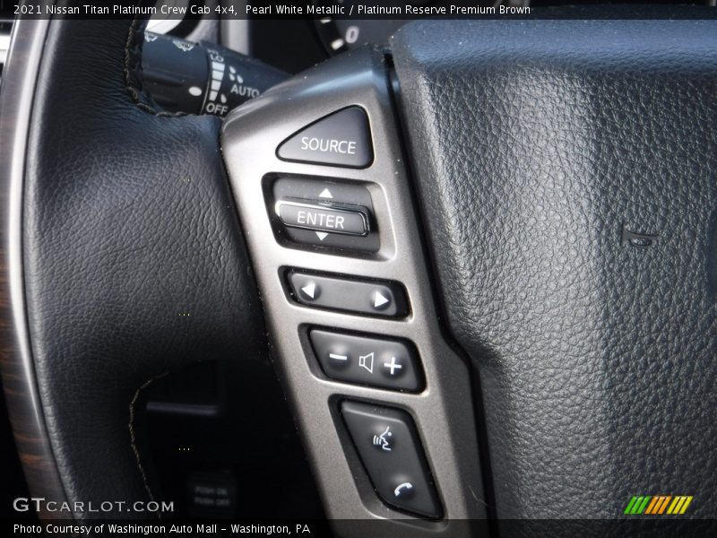  2021 Titan Platinum Crew Cab 4x4 Steering Wheel
