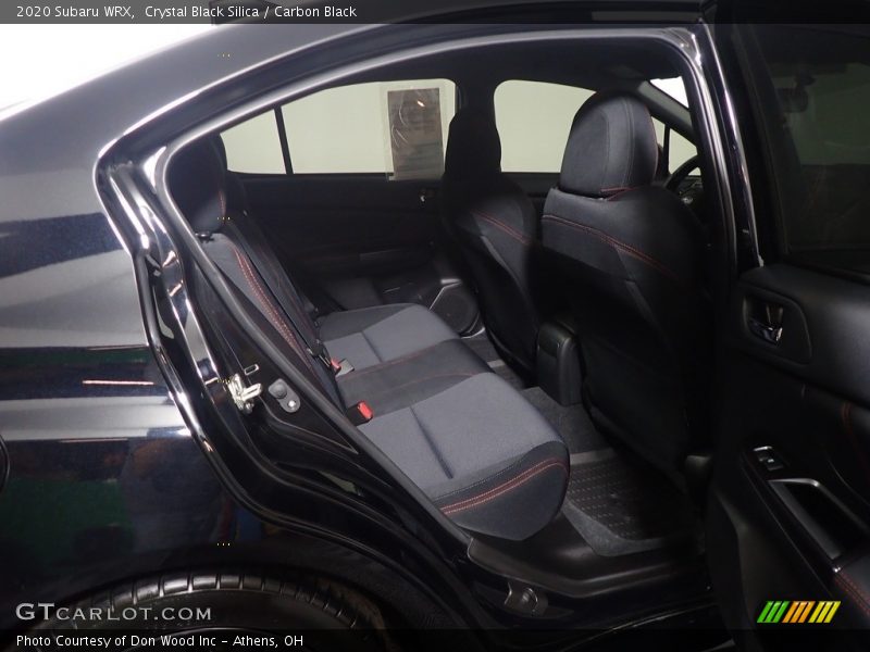 Rear Seat of 2020 WRX 