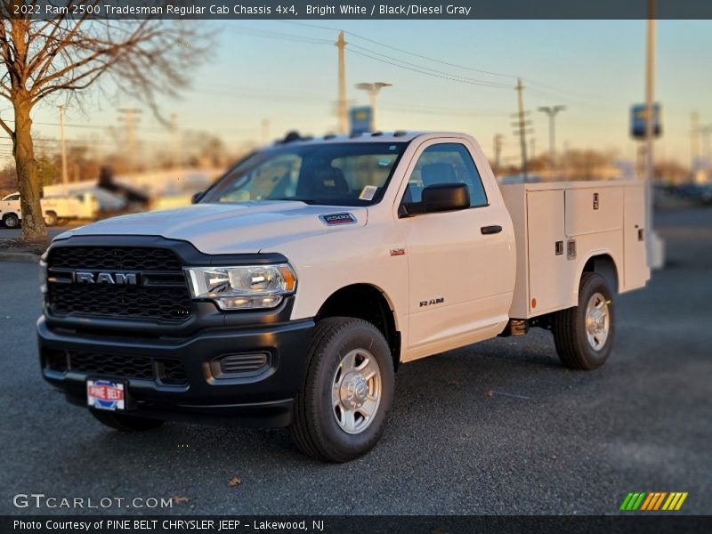 Bright White / Black/Diesel Gray 2022 Ram 2500 Tradesman Regular Cab Chassis 4x4