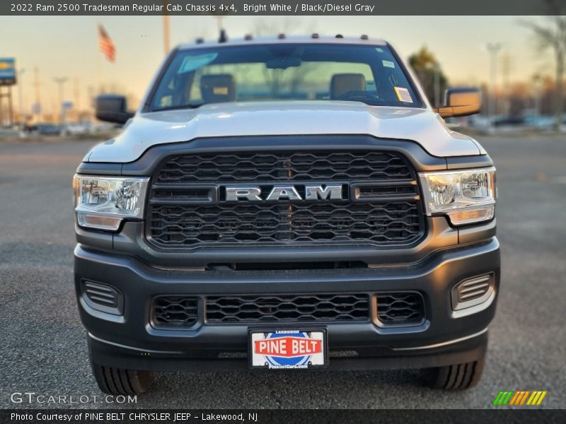 Bright White / Black/Diesel Gray 2022 Ram 2500 Tradesman Regular Cab Chassis 4x4