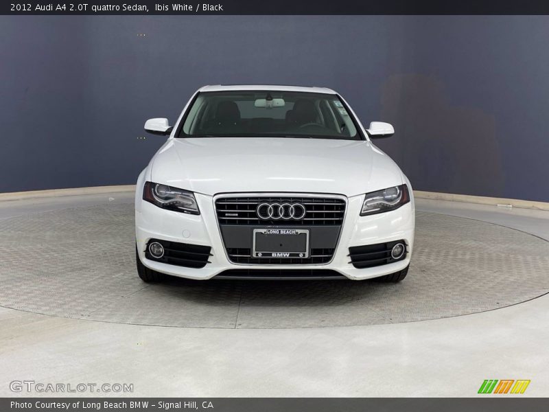 Ibis White / Black 2012 Audi A4 2.0T quattro Sedan