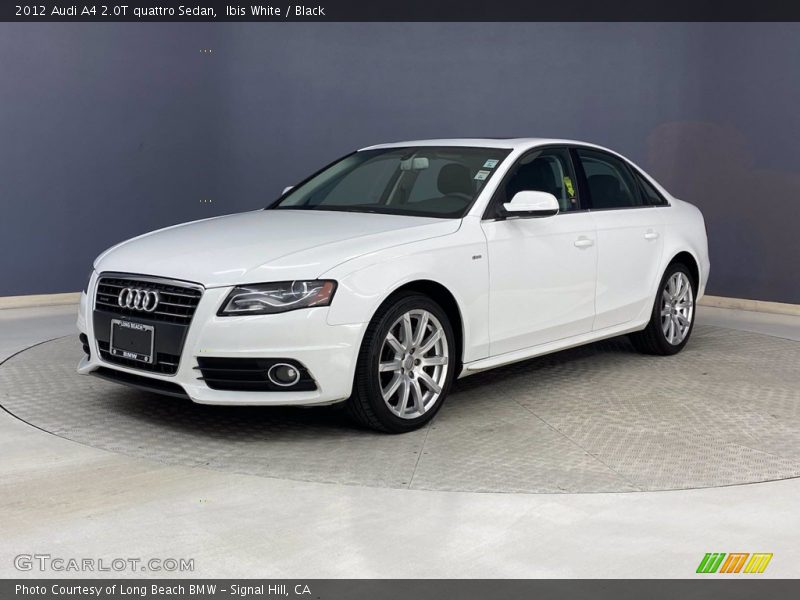 Ibis White / Black 2012 Audi A4 2.0T quattro Sedan