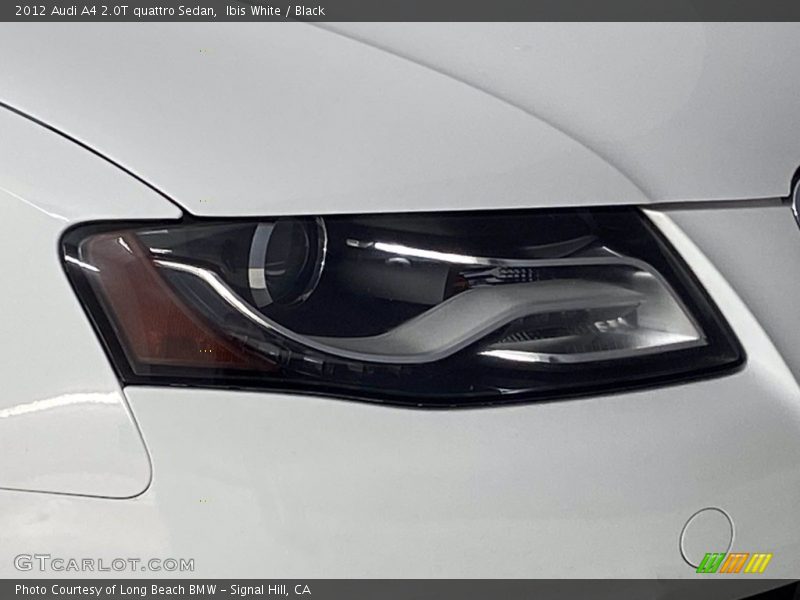 Ibis White / Black 2012 Audi A4 2.0T quattro Sedan
