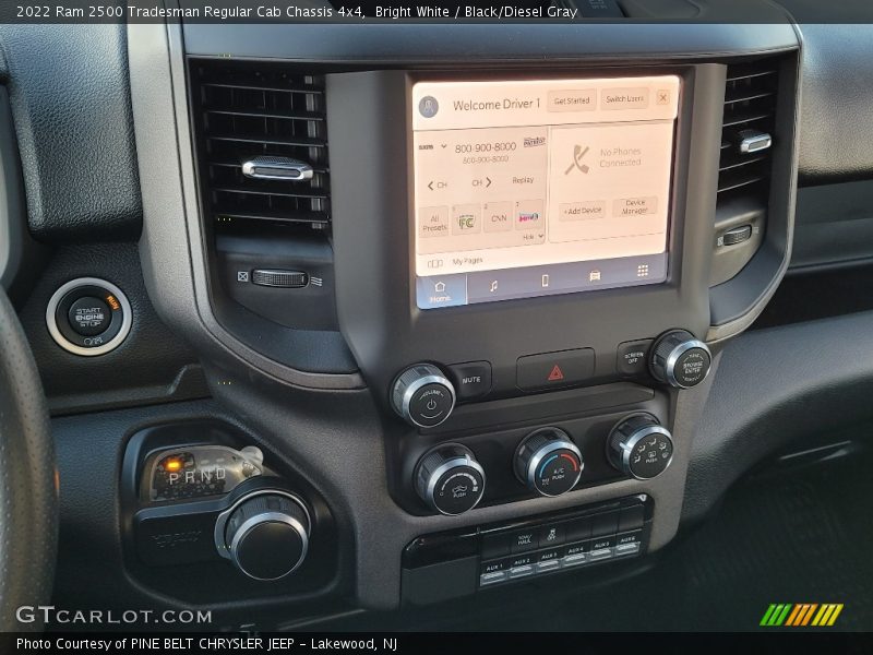 Controls of 2022 2500 Tradesman Regular Cab Chassis 4x4