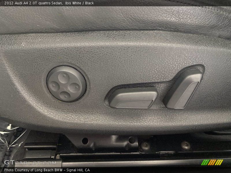 Ibis White / Black 2012 Audi A4 2.0T quattro Sedan