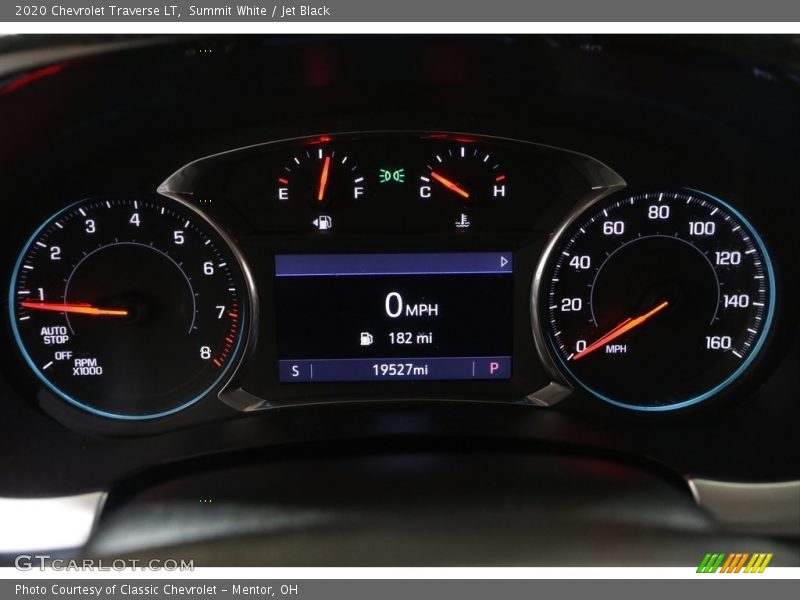 Summit White / Jet Black 2020 Chevrolet Traverse LT