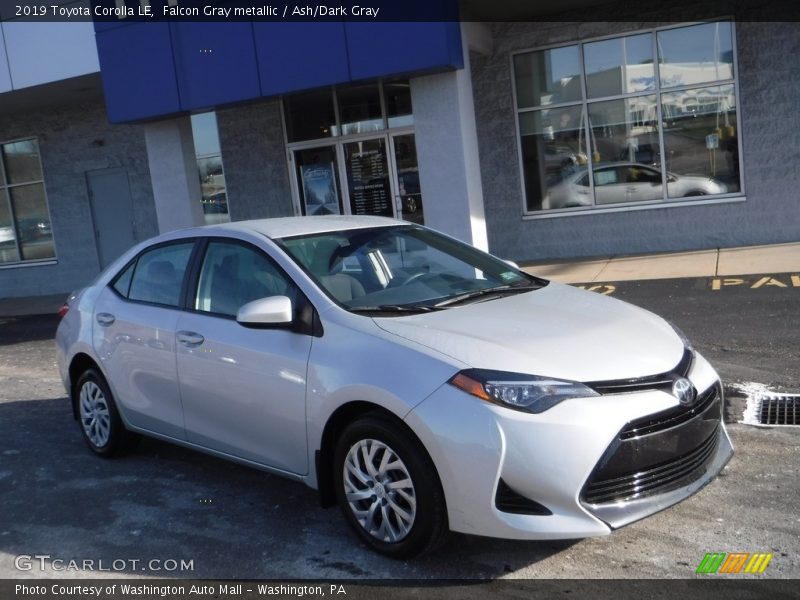 Falcon Gray metallic / Ash/Dark Gray 2019 Toyota Corolla LE