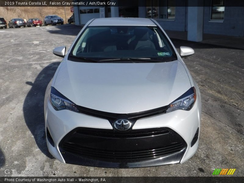 Falcon Gray metallic / Ash/Dark Gray 2019 Toyota Corolla LE