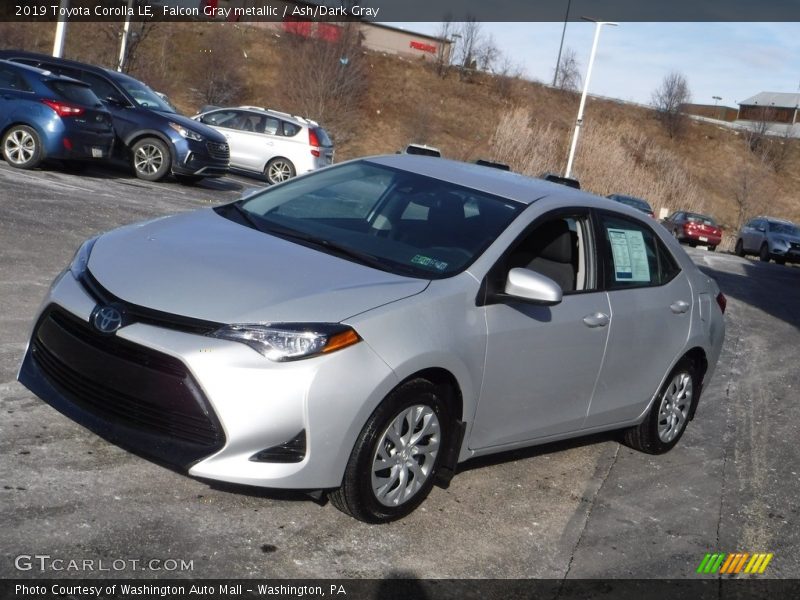 Falcon Gray metallic / Ash/Dark Gray 2019 Toyota Corolla LE