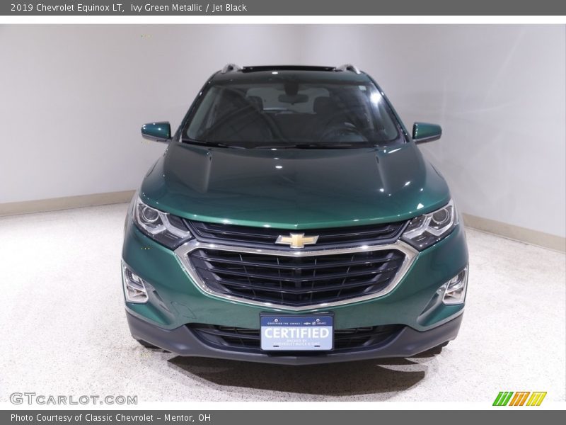 Ivy Green Metallic / Jet Black 2019 Chevrolet Equinox LT