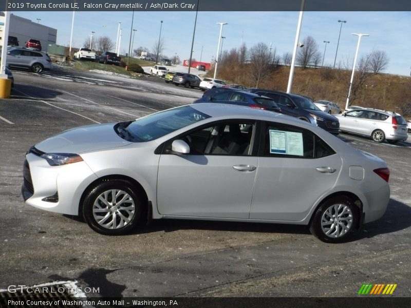 Falcon Gray metallic / Ash/Dark Gray 2019 Toyota Corolla LE