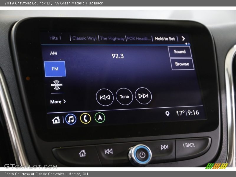 Ivy Green Metallic / Jet Black 2019 Chevrolet Equinox LT