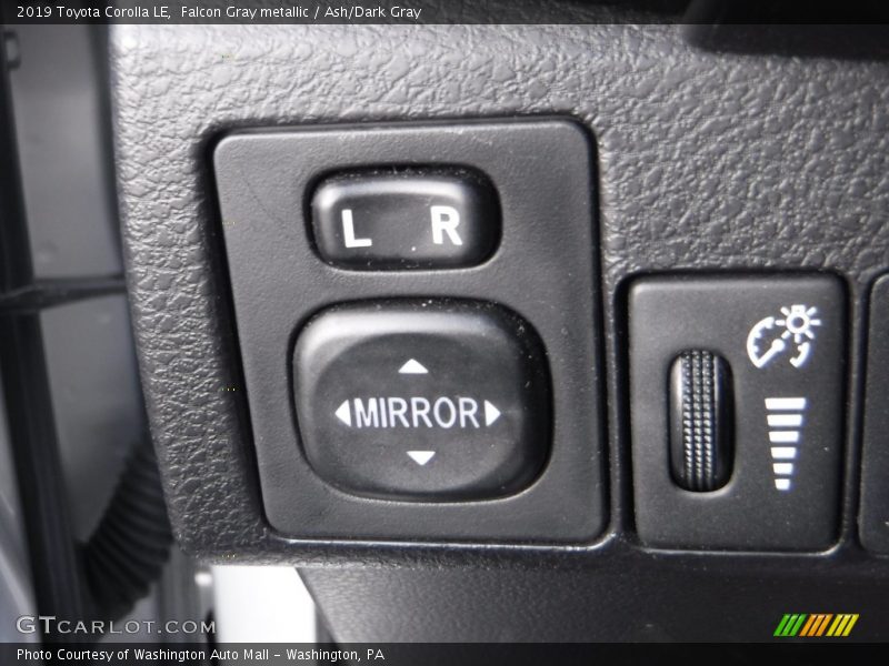 Falcon Gray metallic / Ash/Dark Gray 2019 Toyota Corolla LE