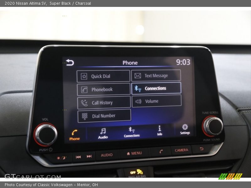 Super Black / Charcoal 2020 Nissan Altima SV