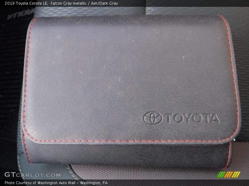 Falcon Gray metallic / Ash/Dark Gray 2019 Toyota Corolla LE