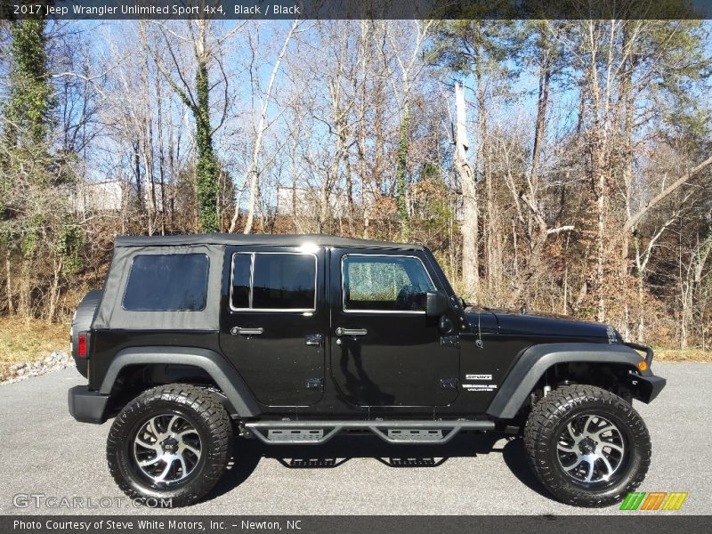Black / Black 2017 Jeep Wrangler Unlimited Sport 4x4