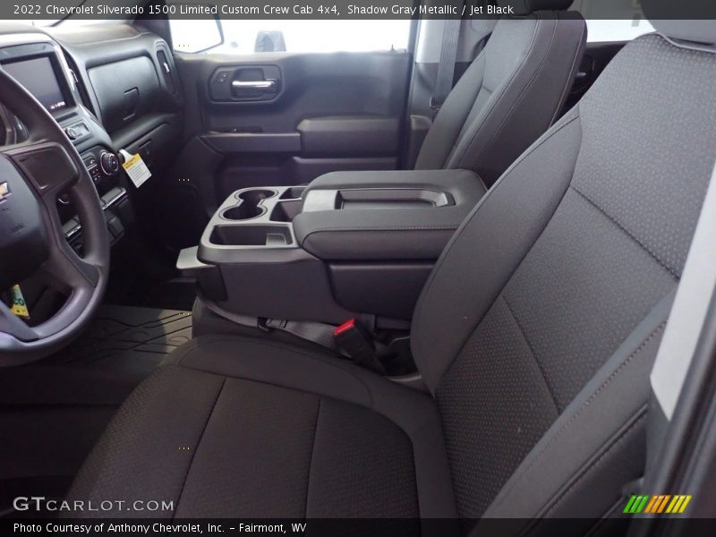 Shadow Gray Metallic / Jet Black 2022 Chevrolet Silverado 1500 Limited Custom Crew Cab 4x4