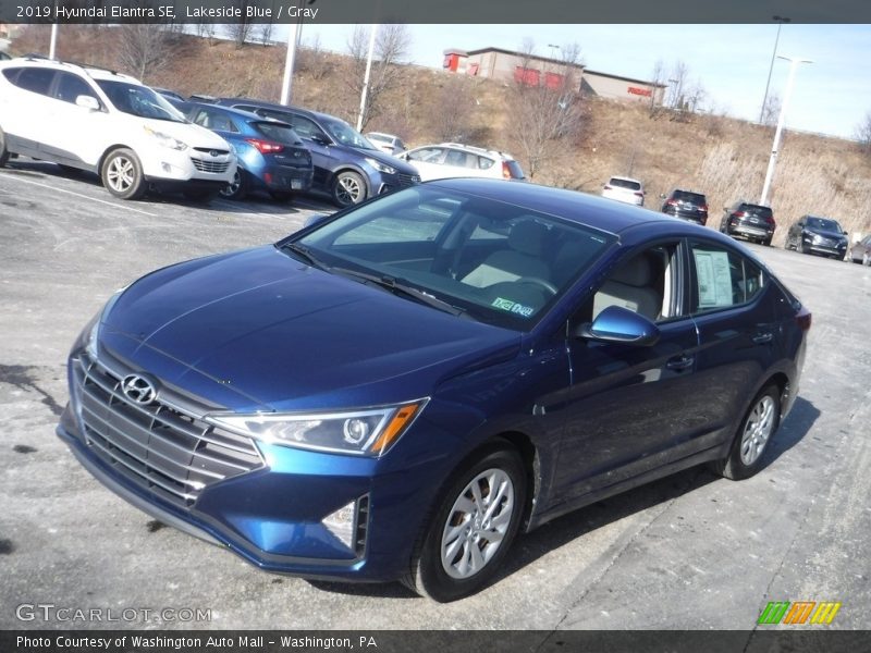 Lakeside Blue / Gray 2019 Hyundai Elantra SE
