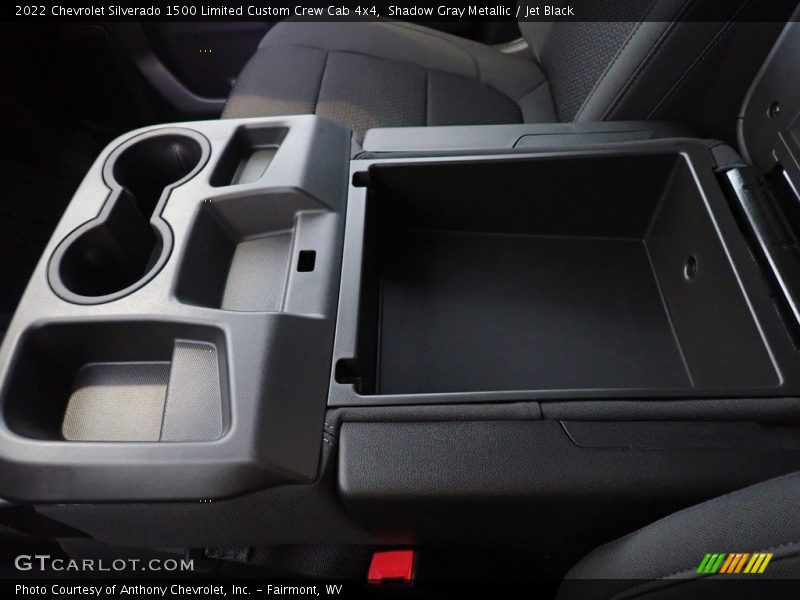 Shadow Gray Metallic / Jet Black 2022 Chevrolet Silverado 1500 Limited Custom Crew Cab 4x4