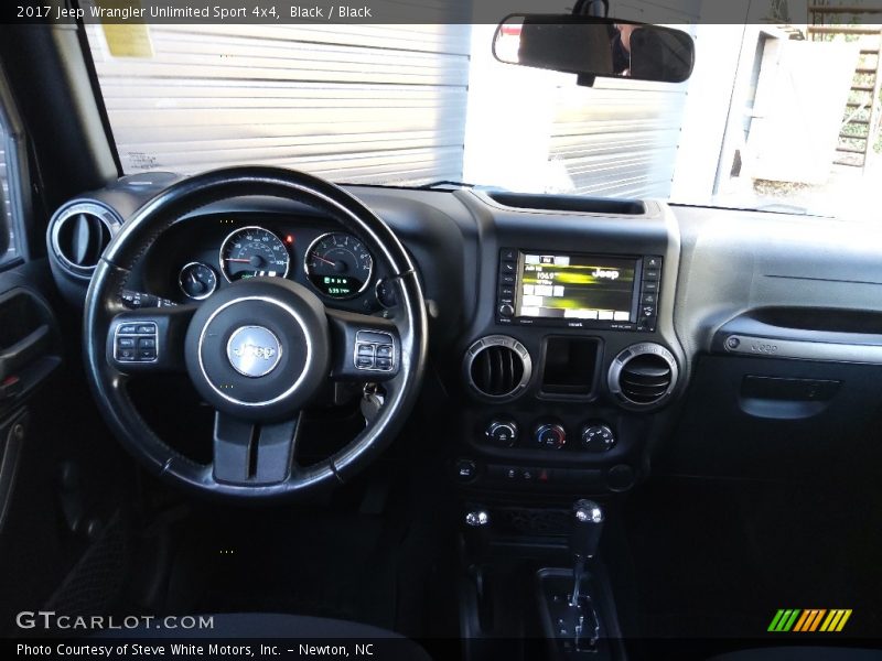 Black / Black 2017 Jeep Wrangler Unlimited Sport 4x4