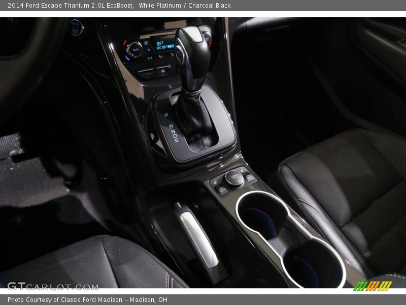 White Platinum / Charcoal Black 2014 Ford Escape Titanium 2.0L EcoBoost
