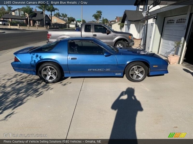  1985 Camaro IROC-Z Bright Blue Metallic