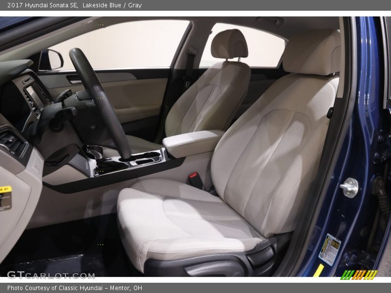Lakeside Blue / Gray 2017 Hyundai Sonata SE