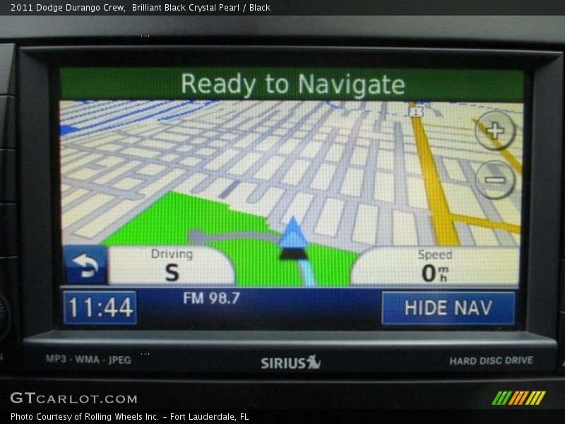Brilliant Black Crystal Pearl / Black 2011 Dodge Durango Crew