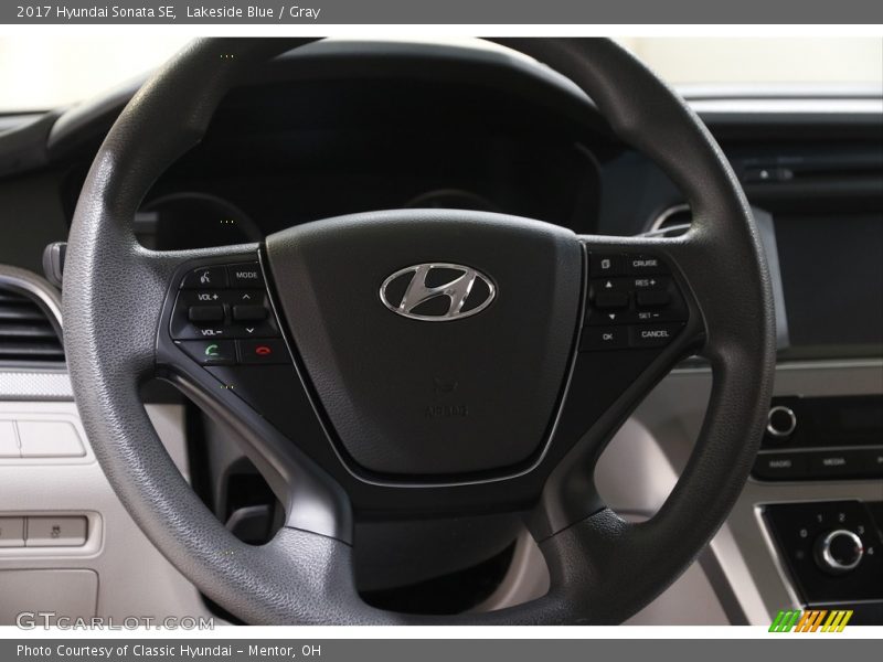 Lakeside Blue / Gray 2017 Hyundai Sonata SE