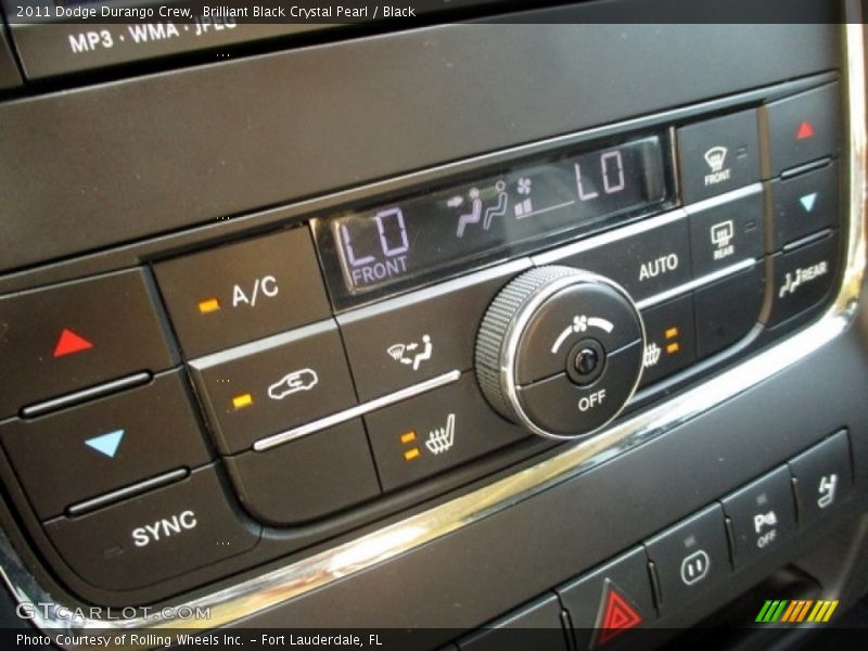 Brilliant Black Crystal Pearl / Black 2011 Dodge Durango Crew