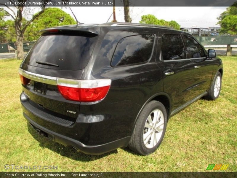 Brilliant Black Crystal Pearl / Black 2011 Dodge Durango Crew