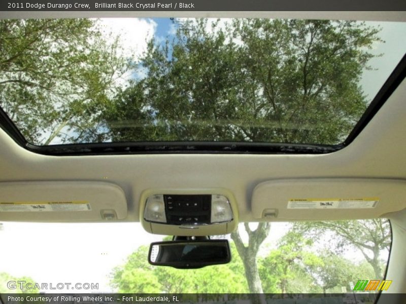 Brilliant Black Crystal Pearl / Black 2011 Dodge Durango Crew