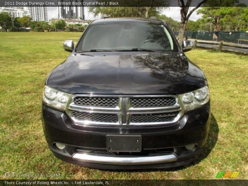 Brilliant Black Crystal Pearl / Black 2011 Dodge Durango Crew