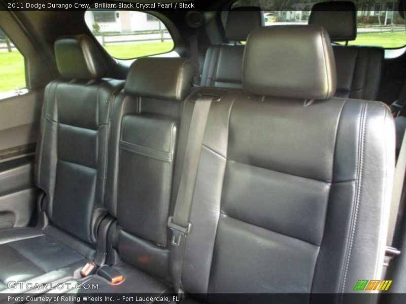 Brilliant Black Crystal Pearl / Black 2011 Dodge Durango Crew