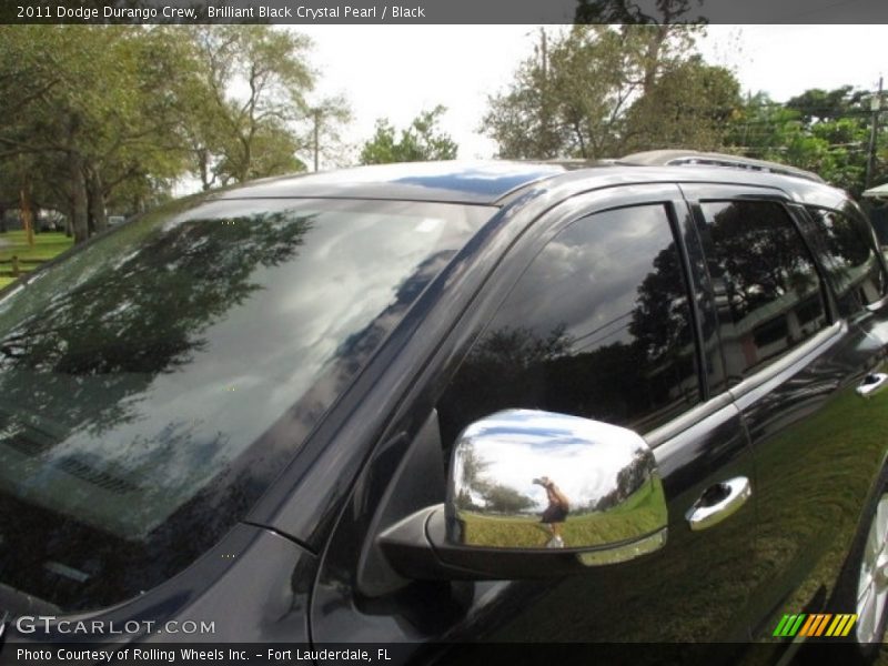 Brilliant Black Crystal Pearl / Black 2011 Dodge Durango Crew