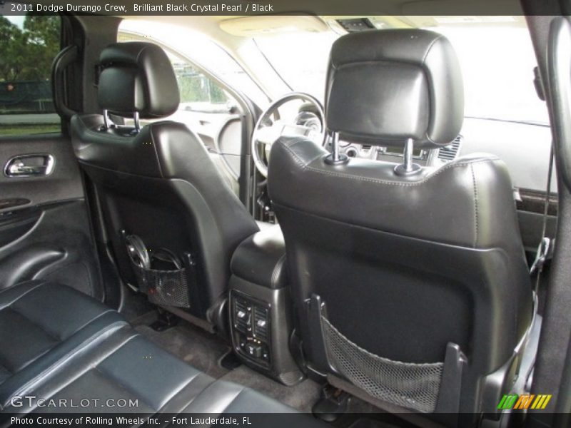 Brilliant Black Crystal Pearl / Black 2011 Dodge Durango Crew