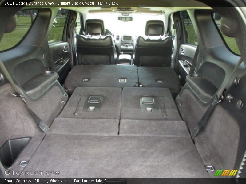 Brilliant Black Crystal Pearl / Black 2011 Dodge Durango Crew