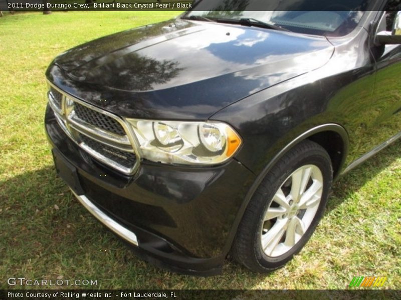 Brilliant Black Crystal Pearl / Black 2011 Dodge Durango Crew