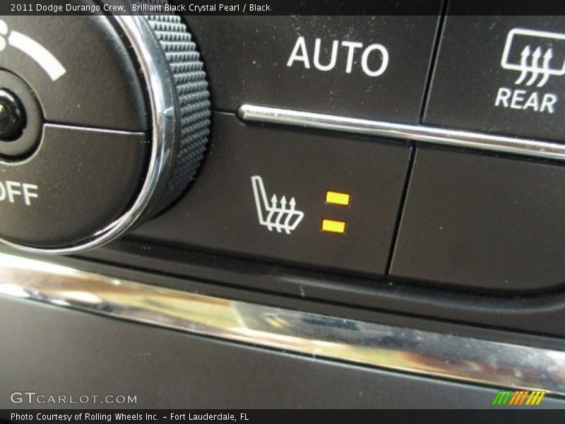 Brilliant Black Crystal Pearl / Black 2011 Dodge Durango Crew