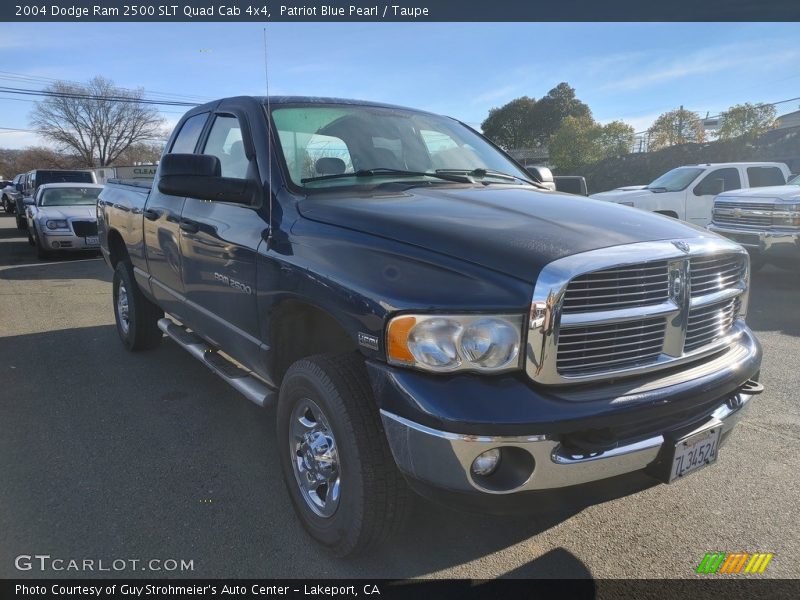 Patriot Blue Pearl / Taupe 2004 Dodge Ram 2500 SLT Quad Cab 4x4