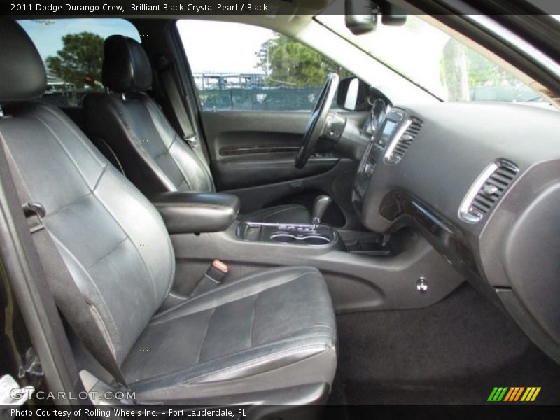 Brilliant Black Crystal Pearl / Black 2011 Dodge Durango Crew