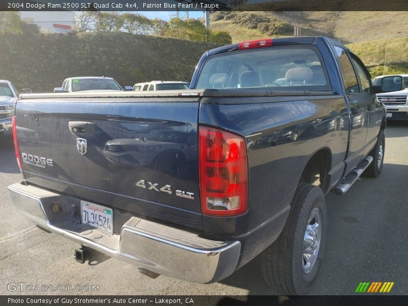 Patriot Blue Pearl / Taupe 2004 Dodge Ram 2500 SLT Quad Cab 4x4