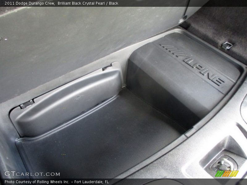 Brilliant Black Crystal Pearl / Black 2011 Dodge Durango Crew