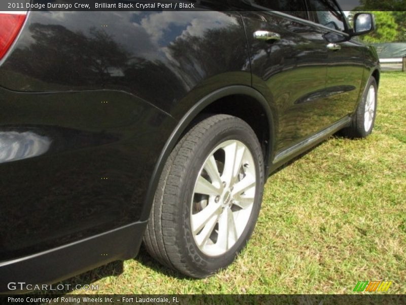 Brilliant Black Crystal Pearl / Black 2011 Dodge Durango Crew