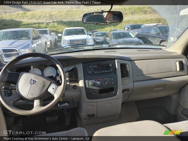 Patriot Blue Pearl / Taupe 2004 Dodge Ram 2500 SLT Quad Cab 4x4