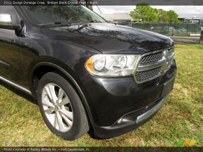 Brilliant Black Crystal Pearl / Black 2011 Dodge Durango Crew
