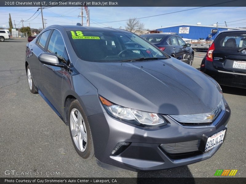 Satin Steel Metallic / Jet Black/Jet Black 2018 Chevrolet Volt LT